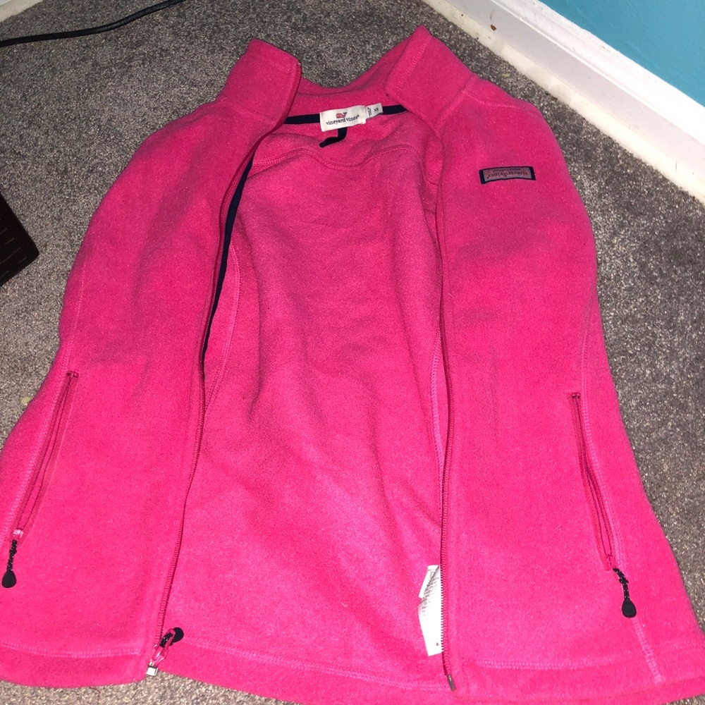 Vineyard vines pink vest XS